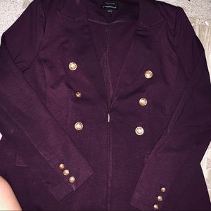 Lane Bryant Double Breasted Ponte Knit Blazer